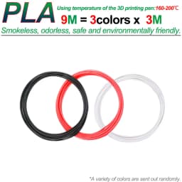 PLA Colored Odorless Safety 3D Pen Filament Diameter 1.75mm 20 Colors For 3D Printing Pen Kids Birthday Creative Christmas Gift