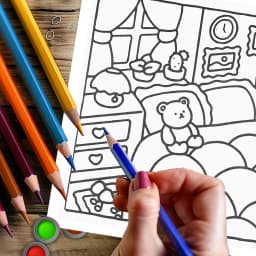 28 Pages Love Style Coloring Book for Adult | Colouring Book, Drawing Supplies for Christmas, Thanksgiving