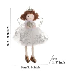 Plush Angel Doll Christmas Tree Pendant Decor Christmas angel girl Doll New Year Kids Gift Christma Home Decor Navidad