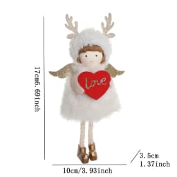 Plush Angel Doll Christmas Tree Pendant Decor Christmas angel girl Doll New Year Kids Gift Christma Home Decor Navidad
