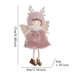 Plush Angel Doll Christmas Tree Pendant Decor Christmas angel girl Doll New Year Kids Gift Christma Home Decor Navidad