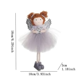 Plush Angel Doll Christmas Tree Pendant Decor Christmas angel girl Doll New Year Kids Gift Christma Home Decor Navidad