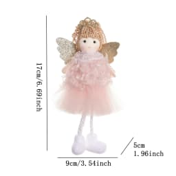Plush Angel Doll Christmas Tree Pendant Decor Christmas angel girl Doll New Year Kids Gift Christma Home Decor Navidad