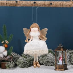 Plush Angel Doll Christmas Tree Pendant Decor Christmas angel girl Doll New Year Kids Gift Christma Home Decor Navidad