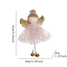 Plush Angel Doll Christmas Tree Pendant Decor Christmas angel girl Doll New Year Kids Gift Christma Home Decor Navidad