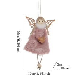 Plush Angel Doll Christmas Tree Pendant Decor Christmas angel girl Doll New Year Kids Gift Christma Home Decor Navidad