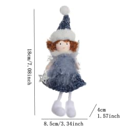 Plush Angel Doll Christmas Tree Pendant Decor Christmas angel girl Doll New Year Kids Gift Christma Home Decor Navidad
