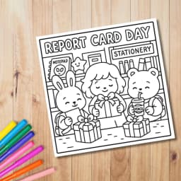 28 Pages Cutie Coloring Book, Painting Book for Valentine's Day Gifting, Birthday Party Gift, Drawing Supplies, Christmas