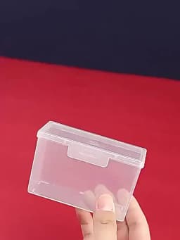 1/2pcs Playing Card Box, Clear Deck Case, Two Poker Images Can Be Placed (NO Cards) Christmas, Halloween, Thanksgiving Gift Part