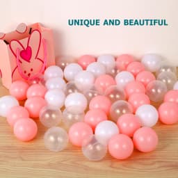 50Pcs Ocean Ball Pit Ball Christmas Decor for Dry Pool Ball Pit Baby Ball Toys Baby Playpen Tent Kid Toys Soft Ocean Balls Gifts