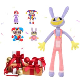 2026 New The Amazing Digital Circus Pomni Jax Plush Toy Anime Cute Theater Rabbit Doll StuffedCartoon Clown Christmas Kids Gifts