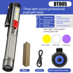 Professional Medical Pen Light Handy Rechargeable LED Flashlight First Aid Medical  Doctor Nurse Portable Diagnosis Penlights