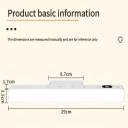 Smart Touch Table Lamp Magnetic Desk Lamp Bulit-in 2000mAh Battery for Reading Cabinet Mirror Bedside Rechargeable Night Lights
