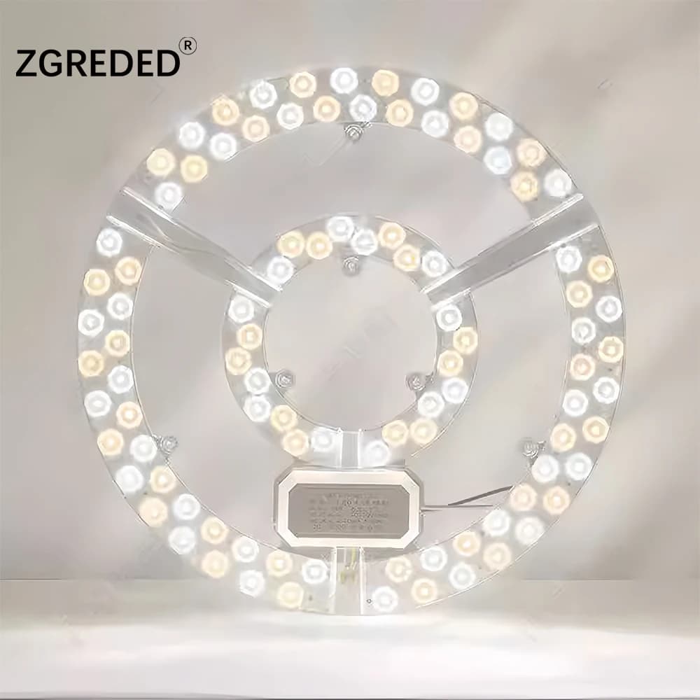 Led Panel Ceiling Light 48W 96W 120W Panel Led Round Replacement Module AC220V-240V Stepless Dimmable Led Module