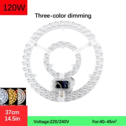 Led Panel Ceiling Light 48W 96W 120W Panel Led Round Replacement Module AC220V-240V Stepless Dimmable Led Module