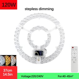 Led Panel Ceiling Light 48W 96W 120W Panel Led Round Replacement Module AC220V-240V Stepless Dimmable Led Module