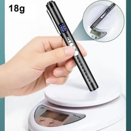 LCD 2-in-1 LED Mini White/Yellow Pen Light Flashlight USB Rechargeable Eyes Pupil Lamp Camping Child Emergency Lighting Torch