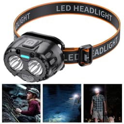 Induction Headlamps Mini LED Charging Headlight Camping Flashlight Led Head-Mounted Strong Light Fishing Portable Torch Lamp