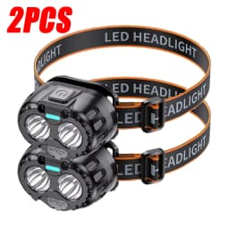 Induction Headlamps Mini LED Charging Headlight Camping Flashlight Led Head-Mounted Strong Light Fishing Portable Torch Lamp