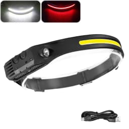 Induction Headlamps Mini LED Charging Headlight Camping Flashlight Led Head-Mounted Strong Light Fishing Portable Torch Lamp