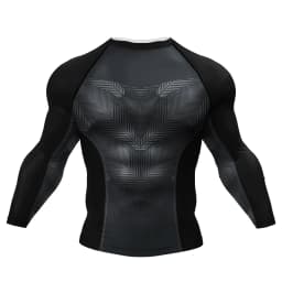 Cody Lundin Tattoo Men's Gym Compression Tshirt Masculine Sublimation Long Sleeve Rashguard BJJ Jiu Jitsu Boxing Jersey Custom