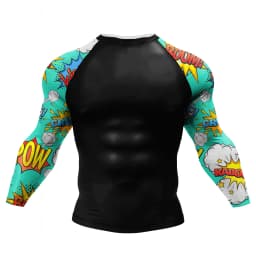 Cody Lundin Tattoo Men's Gym Compression Tshirt Masculine Sublimation Long Sleeve Rashguard BJJ Jiu Jitsu Boxing Jersey Custom