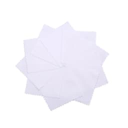 10/50/100pcs 8x8cm Polishing Cloth Set Jewelry Cleaning Cloths For Silver Gold Metals Keep Jewelry Shining Tools Jewelry Tools