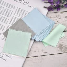 10/50/100pcs 8x8cm Polishing Cloth Set Jewelry Cleaning Cloths For Silver Gold Metals Keep Jewelry Shining Tools Jewelry Tools