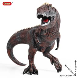 Oenux Dinosaurs World Brinquedo Savage Jurassic Indominus Rex Spinosaurus Triceratops Action Figures Collection Toy Kids Gift