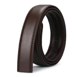 Men's Automatic Buckle Belts No Buckle 3.5cm Belt Body without Buckle High Quality Male PU Leather Strap Jeans Belt Wide