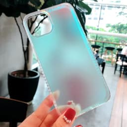 Fashion Matte Aurora Laser Gradient Phone Case For iPhone 17 Pro Max 16 15 14 13 12 Pro Max 16 Plus 17Air 11  Shockproof Cover