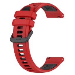 Two-Color Silicone Strap For Garmin Forerunner 265 265S 255S 255 Vivoactive 5 Replacement 18mm 20mm 22mm Watch Band