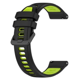 Two-Color Silicone Strap For Garmin Forerunner 265 265S 255S 255 Vivoactive 5 Replacement 18mm 20mm 22mm Watch Band