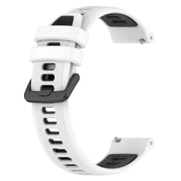 Two-Color Silicone Strap For Garmin Forerunner 265 265S 255S 255 Vivoactive 5 Replacement 18mm 20mm 22mm Watch Band