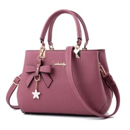 New  Elegant Shoulder Bag for Women Luxury Designer Handbags Female Bags Plum Bowknot Sweet Messenger Crossbody Bag