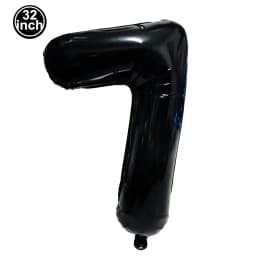 Black Large Numbers Balloon 32 Inch 0 1 2 3 4 5 6 7 8 9 Birthday Digit Bachelorette Balloon Figure Golob Party Ballon Decoration