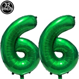 Green Large Numbers Balloon 32 Inch 0 1 2 3 4 5 6 7 8 9 Jungle Birthday Digit Bachelorette Balloons Figure Golob Party Ballon