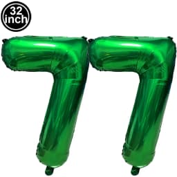 Green Large Numbers Balloon 32 Inch 0 1 2 3 4 5 6 7 8 9 Jungle Birthday Digit Bachelorette Balloons Figure Golob Party Ballon