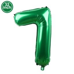 Green Large Numbers Balloon 32 Inch 0 1 2 3 4 5 6 7 8 9 Jungle Birthday Digit Bachelorette Balloons Figure Golob Party Ballon