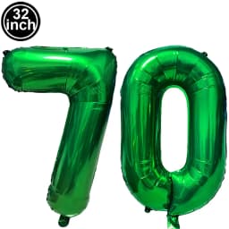 Green Large Numbers Balloon 32 Inch 0 1 2 3 4 5 6 7 8 9 Jungle Birthday Digit Bachelorette Balloons Figure Golob Party Ballon