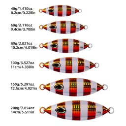1PC Slow Jig 40g 60g 80g 100g Fishing Lure Casting Jigging Bait Spoon Metal Fish Saltwater Artificial Hard Bait Tackle