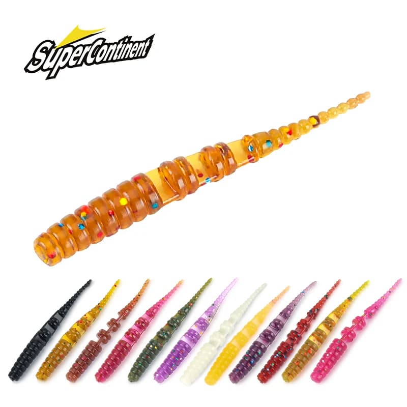 Supercontinent new30mm/50pcs Polaris Fishing Lures soft Artificial Bait Predator Tackle Polaris Sinking Lure Pesca Cheap Fishing