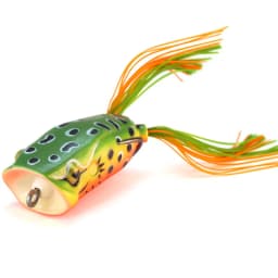 Big Mouth Topwater Frog Lures Durable Lifelike Silicone Bass Bait Floating Realistic for Pike Snakehead Salmon Trout Catfish