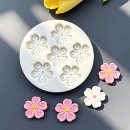 Flower Daisy Silicone Sugarcraft Mold Resin Tools Cupcake Baking Mould Fondant Cake Decorating Tools