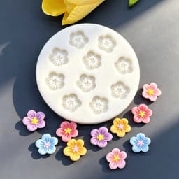 Flower Daisy Silicone Sugarcraft Mold Resin Tools Cupcake Baking Mould Fondant Cake Decorating Tools