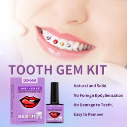 DIY Tooth Gem Kit Super Viscose Water Diamond Crystal Jewelry Tooth Decoration Teeth Easy Remove Install Tooth Jewelry Kit