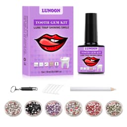 DIY Tooth Gem Kit Super Viscose Water Diamond Crystal Jewelry Tooth Decoration Teeth Easy Remove Install Tooth Jewelry Kit