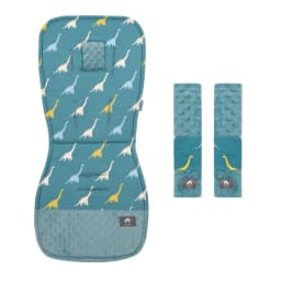 Stroller Cushion & Seat Belt Cover 2Pcs/Set Universal Baby Pram Seat Pad Soft Kids Pushchair Car Mat Stroller Accessories