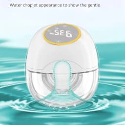 Wearable Breast Pump Smart Household Electric Breast Pumps Comfort Milk Collector with LED Display 3 Modes