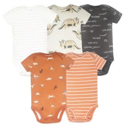 5pcs/lot Baby Bodysuit Fashion Girl Clothes Cotton Newborn Baby Boy Clothing Infant Body Baby Jumpsuit Cartoon Ropa Bebe